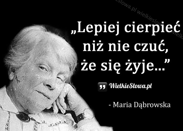 Cytaty o cierpieniu: Lepiej cierpieć...