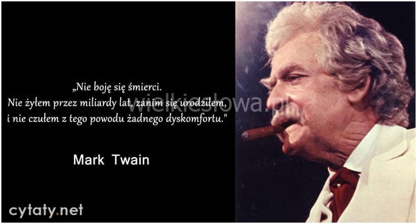 Nie boję się śmierci...